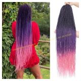 NAYOO Long Ombre Senegalese Twist Hair, 8 Pack