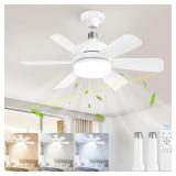 ZMISHIBO Socket Fan Light with Remote