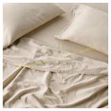 Casaluna 100% Linen Sheet Set Natural Full