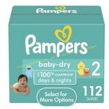 Pampers Baby Dry Diapers Size 2, 112 ct