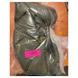 Bamboo quilt pillow sham dark olive green