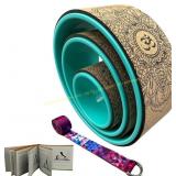 Aozora Yoga Wheel 13" with 30+ Poses Guide