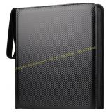 GEAoffice 12-Pocket Card Binder, PU Cover/Binder S