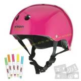 Wipeout Dry Erase Kids Helmet for Bike Skate