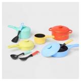 Gigglescape Pots & Pans Set for Play Kitchen