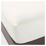 King 400 TC Fitted Sheet Sour Cream