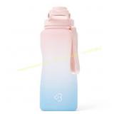 Blogilates 64oz Water Bottle - Blue Ombre