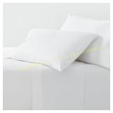 King 800 Thread Count Sheet Set, Baratta White