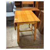 Pine drop leaf table