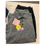 Mens L Performance Polo + Size 36 Athletic Shorts