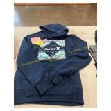 Hurley Youth Size L (14/16) Graphic Navy Hoodie