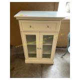 White cabinet with drawer