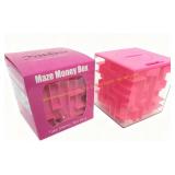 2ct Trekbest Money Maze Puzzle Box (Pink)