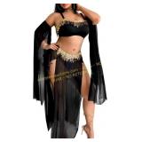 ShawGobow Sm Plus Belly Dancer Outfit, 4-Piece