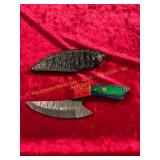 Damascus Knife with Sheath
