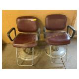2 ct. barber chairs