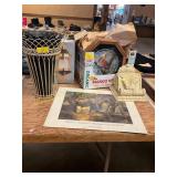 Vases, Underground Railroad Pic, Etc