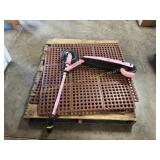 Rubber mats, razor scooter