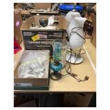 Cut Glass Vase, Oil Lamps, Lamps, Knickknacks