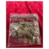 1970 s Copper Pennies