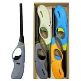Butane Lighter 4pcs Refillable Long Flame BBQ