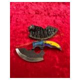 Damascus Knife with Sheath