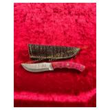 Damascus Knife with Sheath