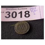 1905 Indian head penny