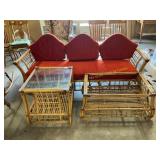 Vintage bamboo indoor set