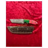 Damascus Knife with Sheath