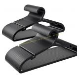 ABHENG 80 Pack Coat Hangers, Non Slip, Black
