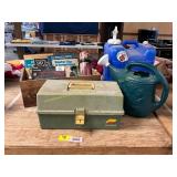 Water Jug + Can, Tacklebox, Etc