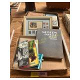 Stamp Albums + Assorted Stamps