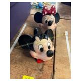 Vintage Mickey + Minnie Tea Pots