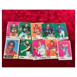 10ct 1960 s Topps NFL Card Lot