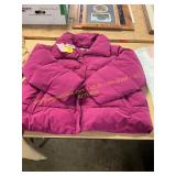 Ava + Viv 2X Berry Purple Short Puffer Jacket