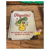 Metal Tequila Sign