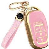 Lucrum Honda Key Fob Cover & Leather Keychain