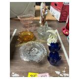 Swan Vase, Religious Figures, Candy Dishes, Etc