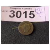 1864 Indian head penny