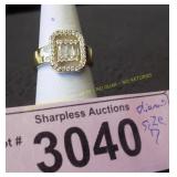 Simulated diamond ring  Size 7