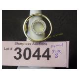 Simulated diamond ring  Size 8