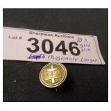 10k gold missionary pin