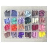 576Pcs Press-On Nails Coffin Matte 24 Colors