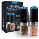 Gravity Salt & Pepper Grinder Set