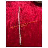 7in .925 Sterling Silver Flat Bracelet 6g