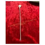 7in .925 Sterling Silver Snake Bone Bracelet