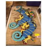 Metal Lizards Wall Art