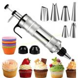 FANTEXY Dessert Syringe Set, 6 Nozzles