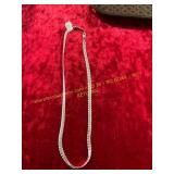 20in .925 Sterling Silver Unisex 17g Necklace